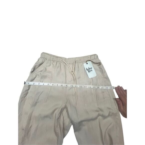 Indigo Rein Pull on Light weight Casual  Pants Sz M beige NWT - Picture 6 of 8